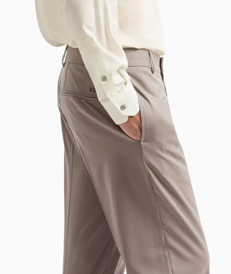 Wool Twill Dress Pants