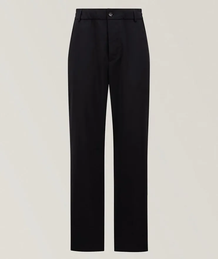 Wool-Blend Drawstring Pants