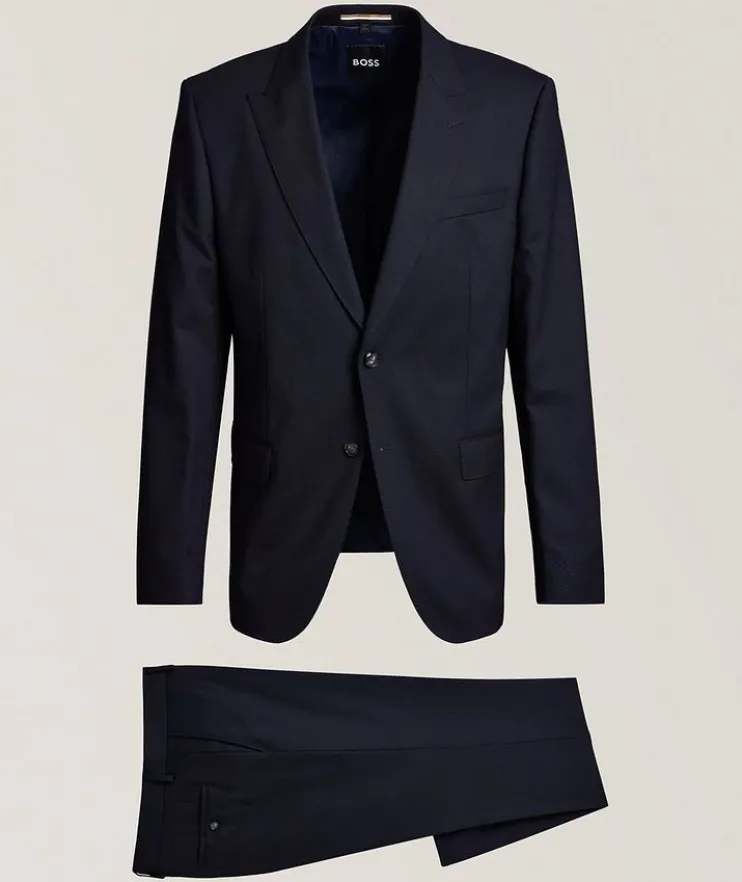 Wool-Blend Slim-Fit Suit