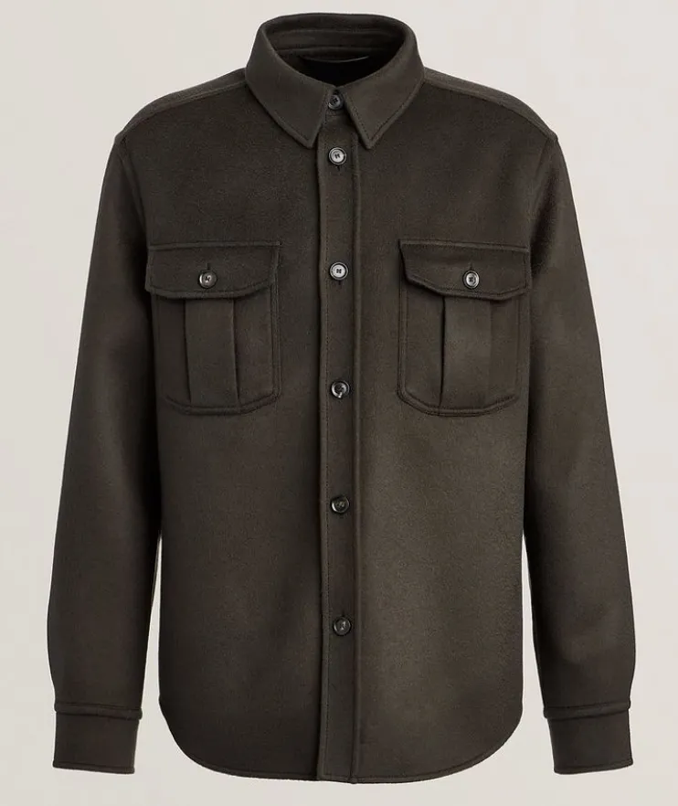Wool-Cashmere Overshirt