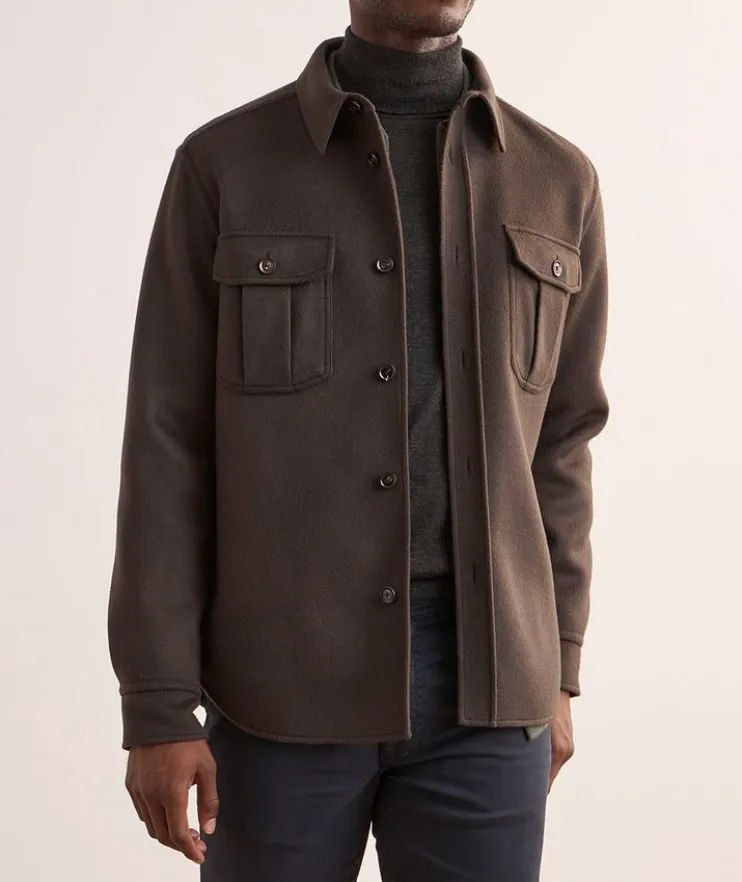 Wool-Cashmere Overshirt