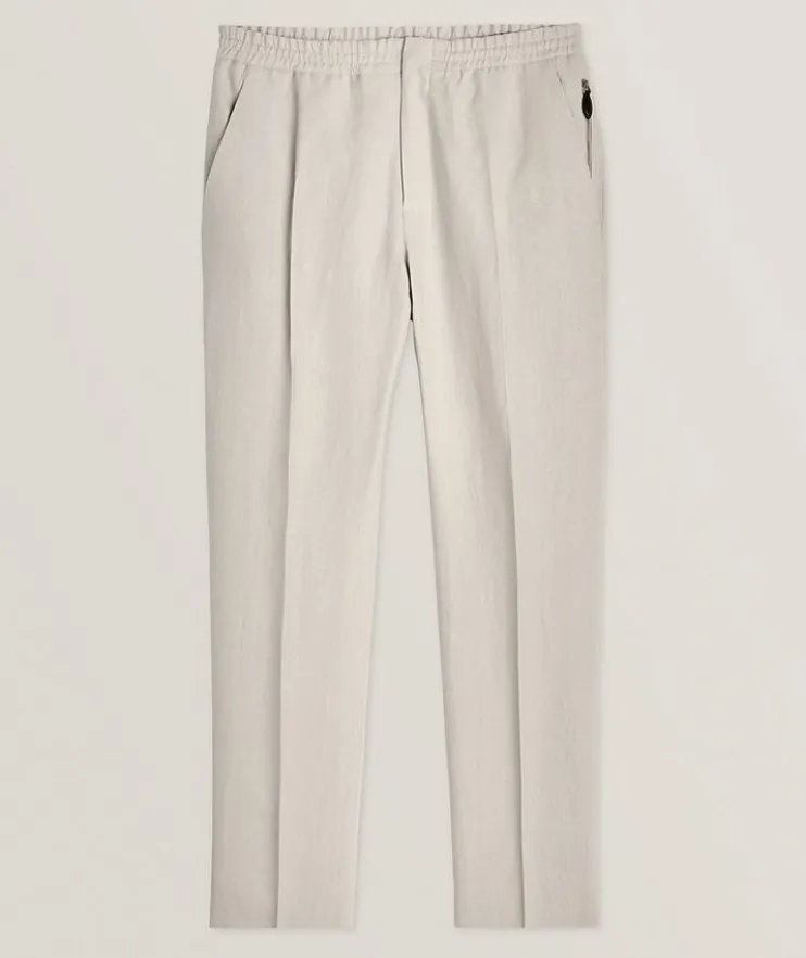 Wool-Polyamide Drawstring Pants