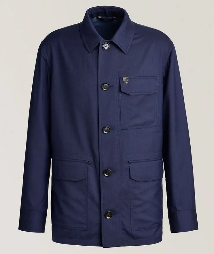 Wool-Silk Chore Jacket