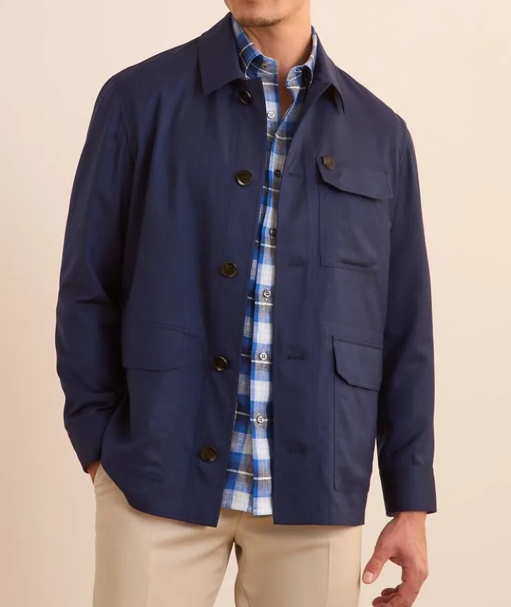 Wool-Silk Chore Jacket
