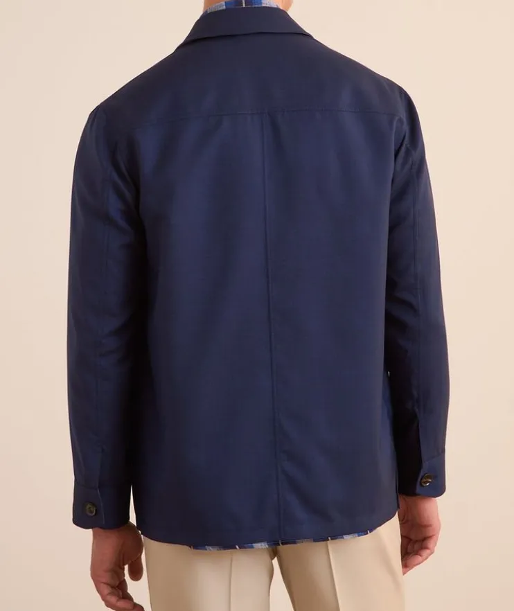 Wool-Silk Chore Jacket