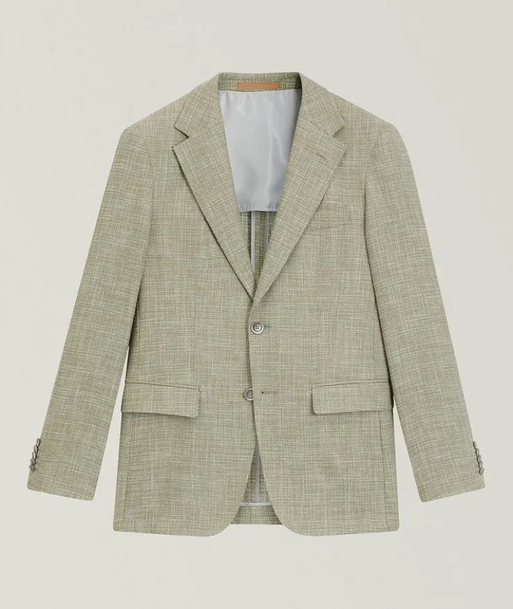 Wool-Silk-Cotton Sport Jacket