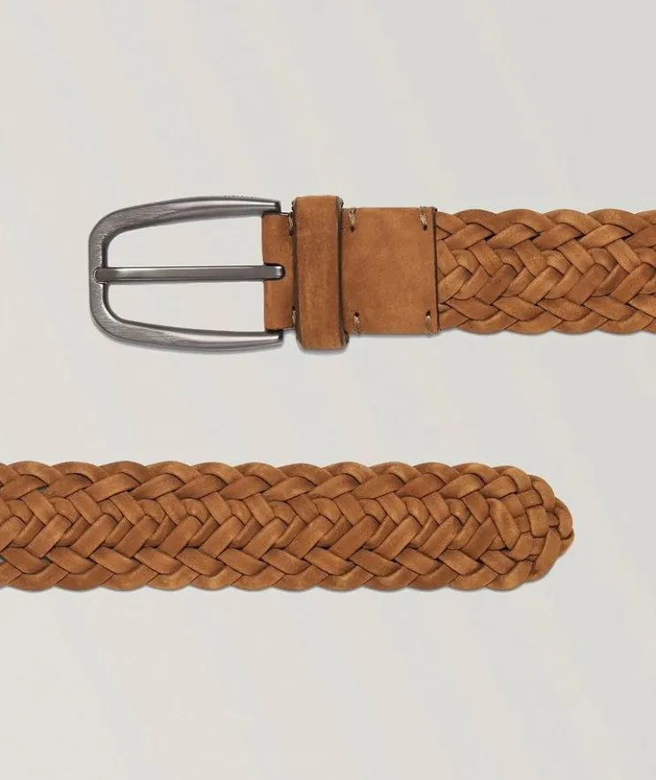 Woven Leather Belt