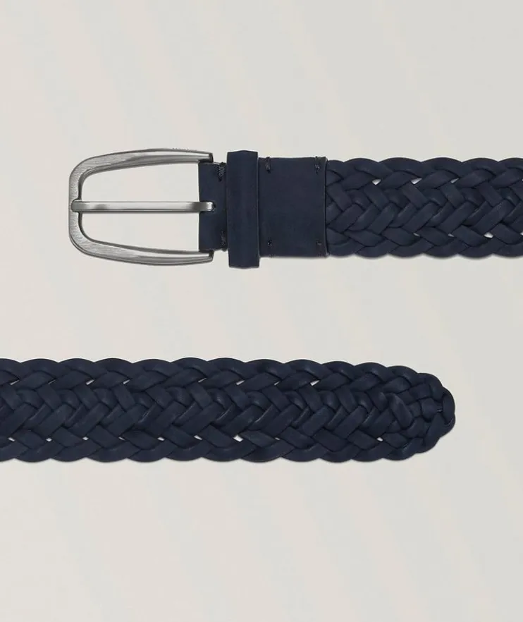 Woven Leather Belt