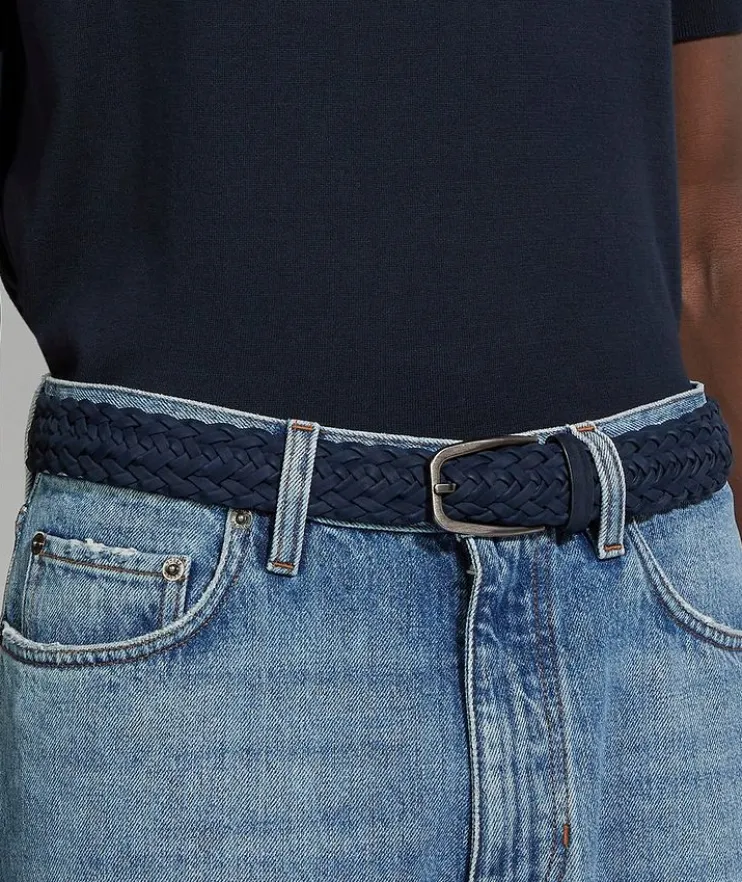 Woven Leather Belt