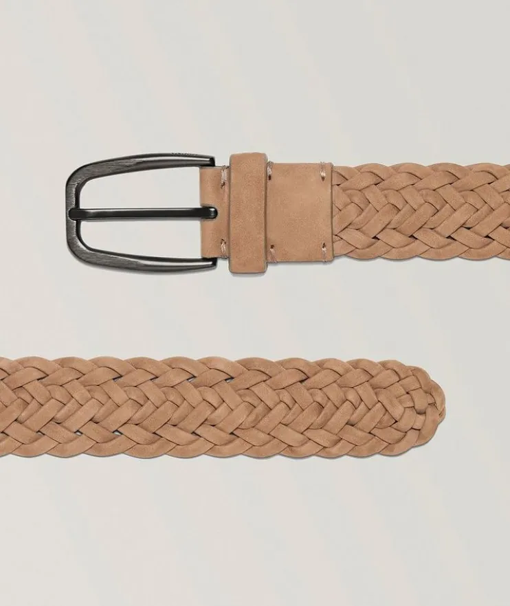 Woven Leather Belt