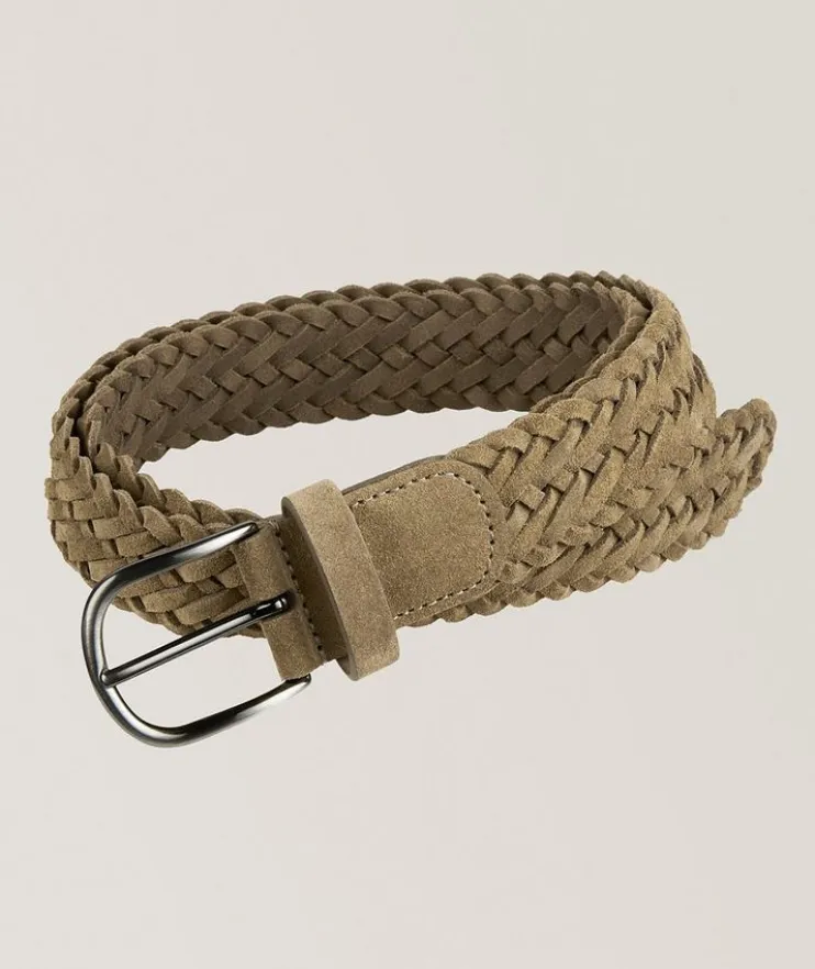 Woven Soft Suede Belt