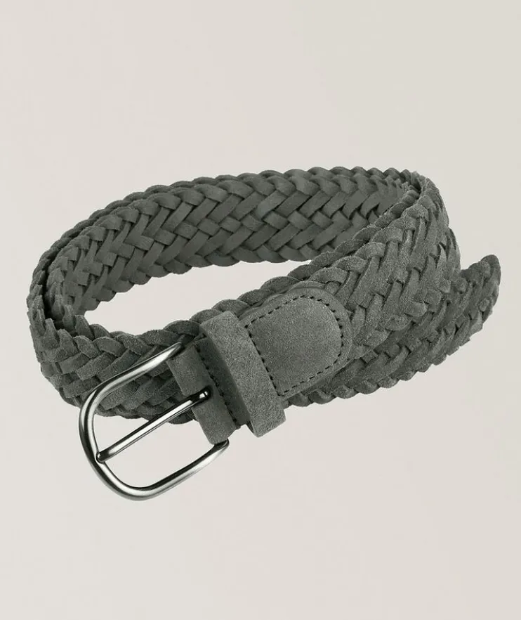 Woven Soft Suede Belt
