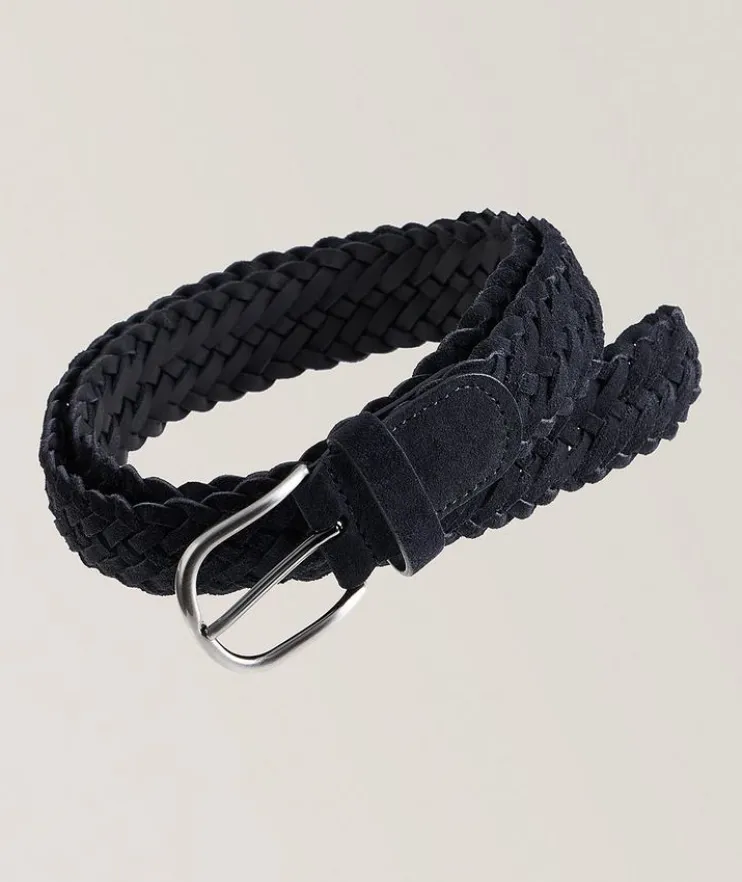 Woven Suede Belt