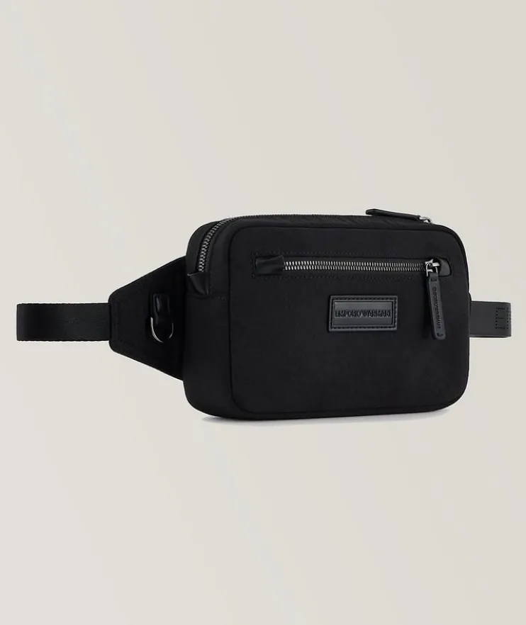 Wrinkled Nylon Belt Bag