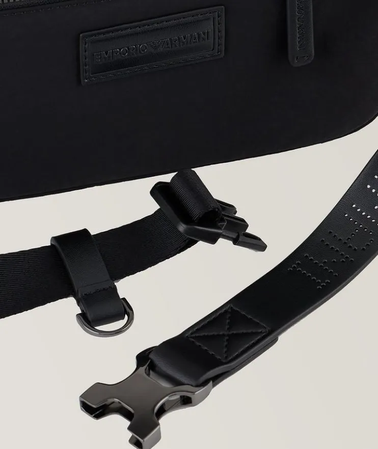 Wrinkled Nylon Belt Bag