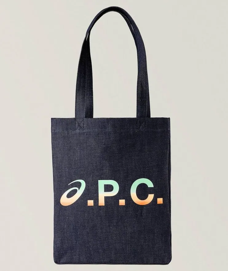 X Asics Denim Gradient Logo Tote