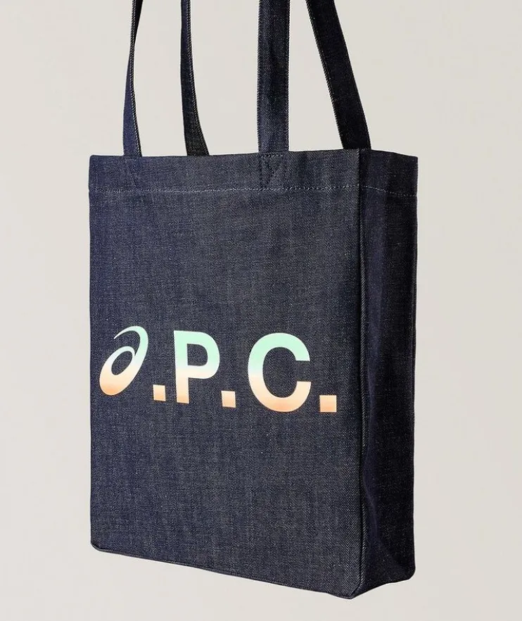 X Asics Denim Gradient Logo Tote