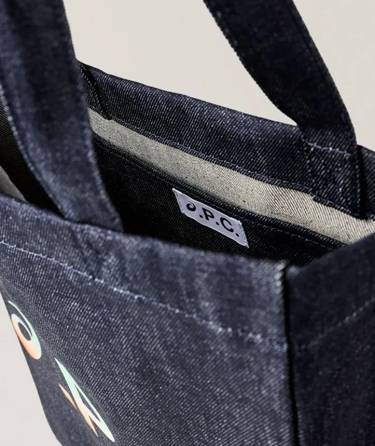 X Asics Denim Gradient Logo Tote