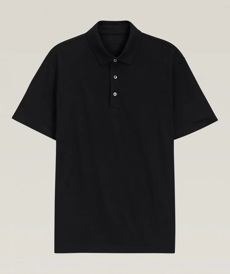 X Beckham Cotton-Silk Polo