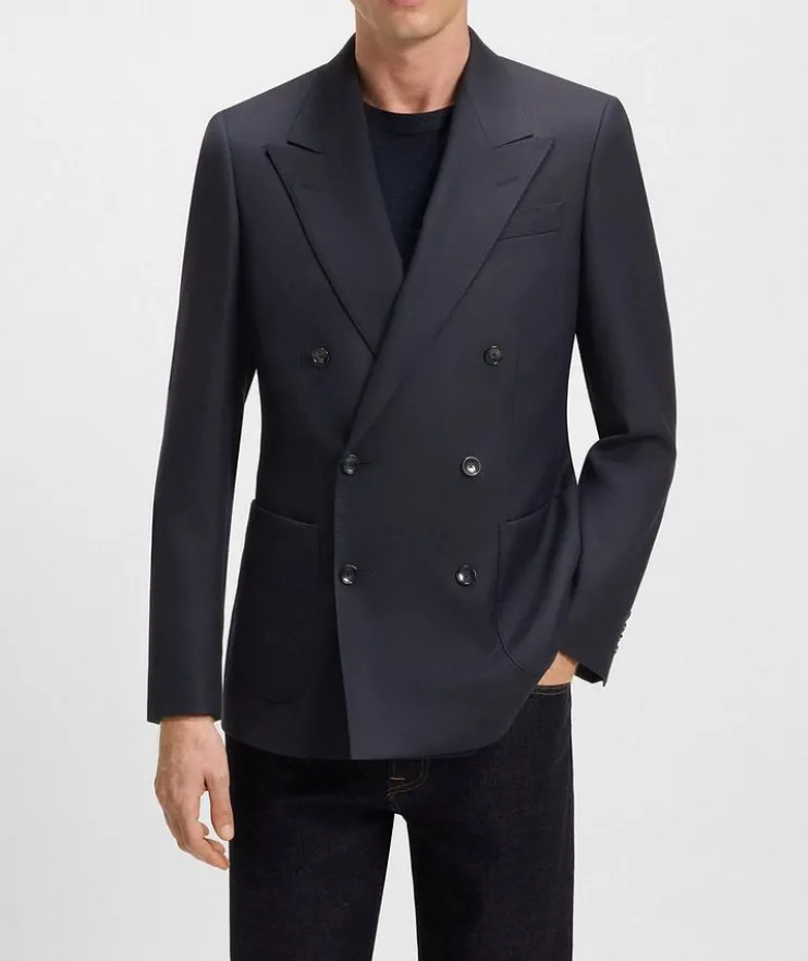 X Beckham Double-Breasted Sport Jacket