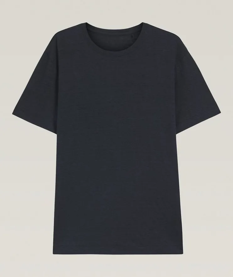 X Beckham Linen Crewneck T-Shirt