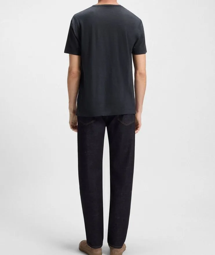 X Beckham Linen Crewneck T-Shirt