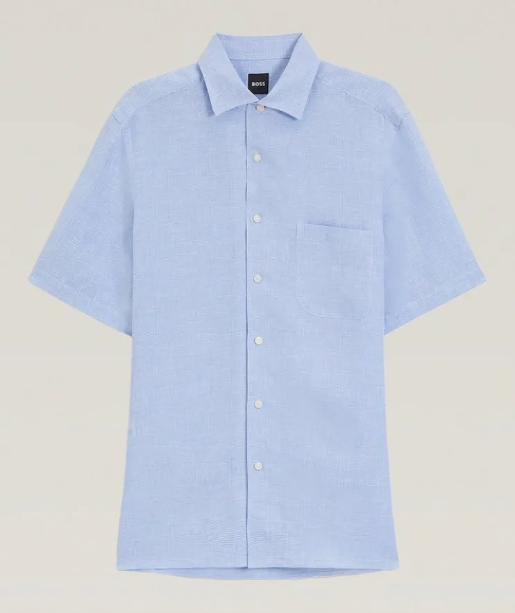 X Beckham Linen Dress Shirt