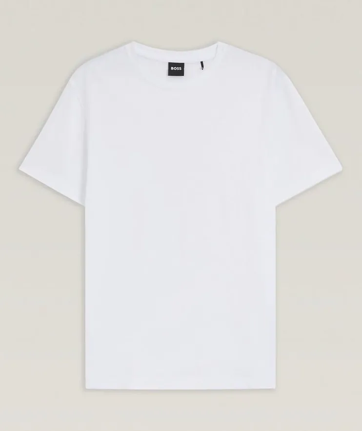 X Beckham Mercerized Cotton Crewneck T-Shirt
