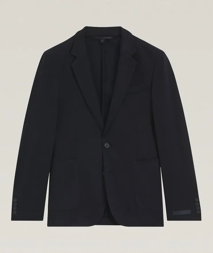 X Beckham Mélange Cotton-Silk Sport Jacket