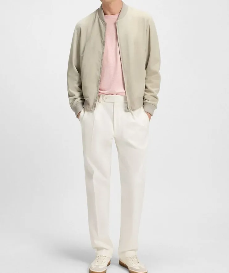 X Beckham Suede Bomber Jacket