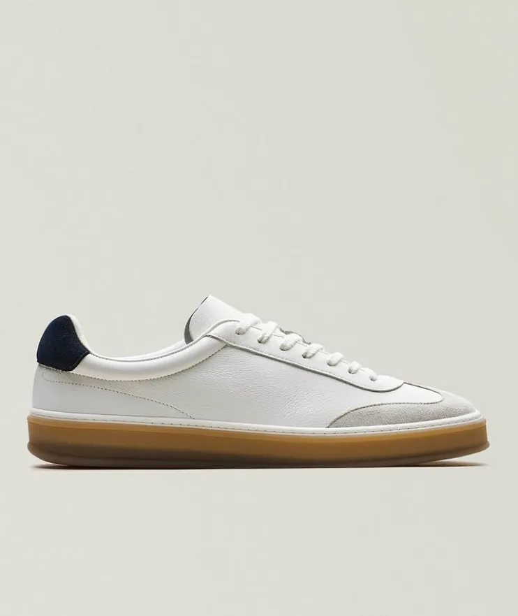 X Beckham Zarek Leather & Suede Tennis Sneakers