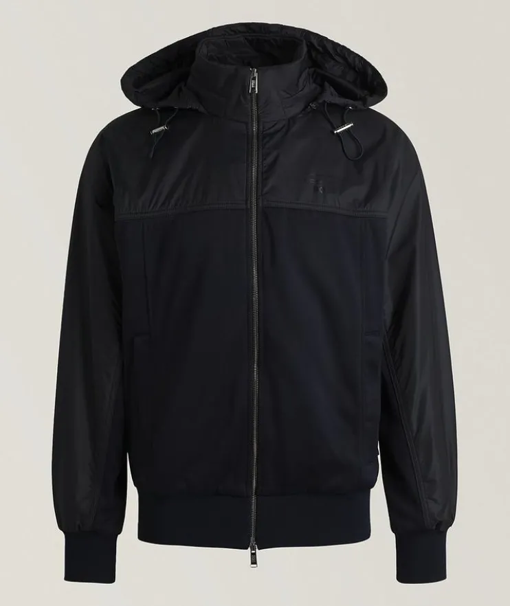 X Porsche Cotton-Blend Hooded Sweater