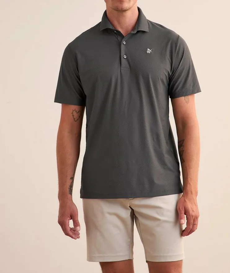X PUMA MATTR Jacquard Golf Polo