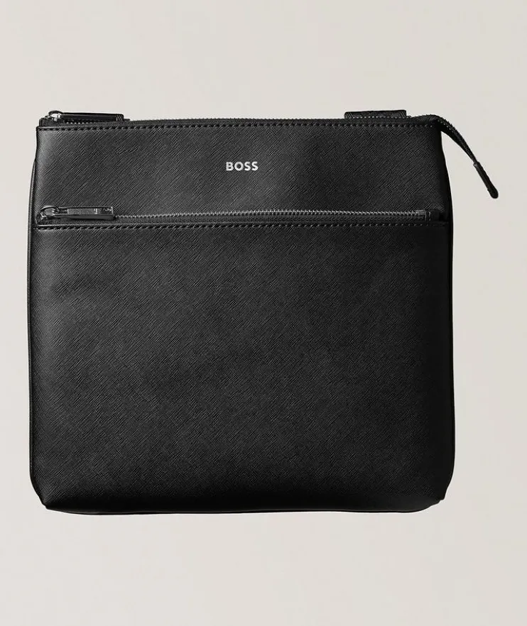 Zair Saffiano Leather Envelope Bag