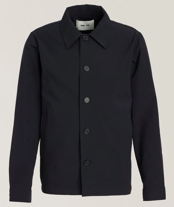 Zander Hybrid Seersucker Overshirt