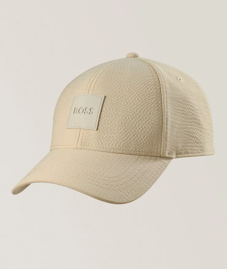 Zed Logo Seersucker Baseball Cap