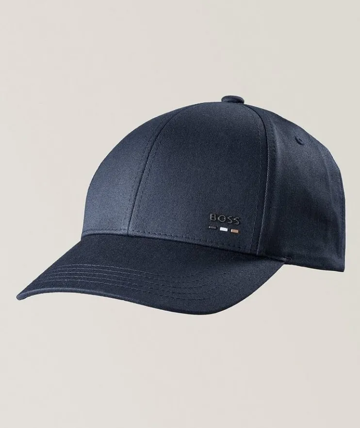 Zed Stripe Logo Cotton Baseball Cap