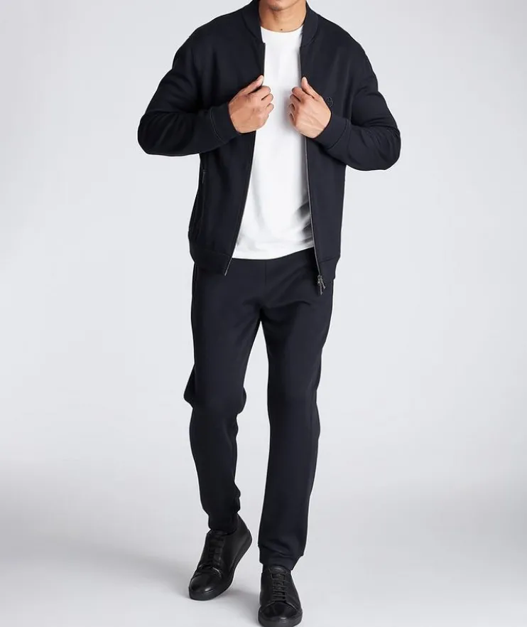 Zip-Up Cashmere-Modal Sweatshirt