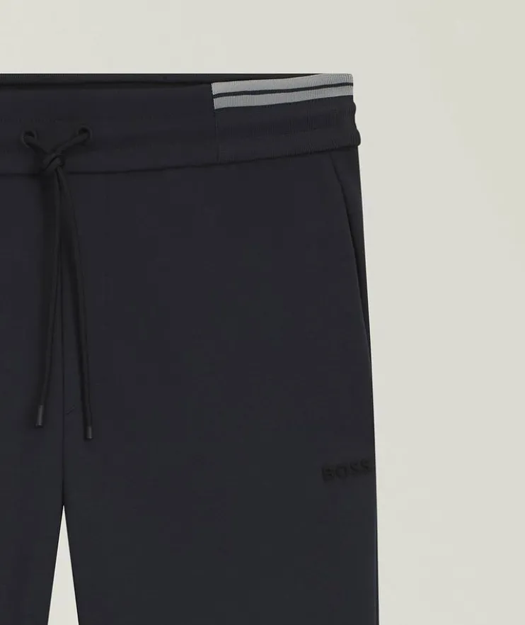 Zone Striped-Trim Track Pants